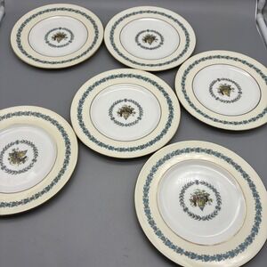 Wedgwood Appledore W3257 8‎ 1/8" Salad Plates Set Of 6
